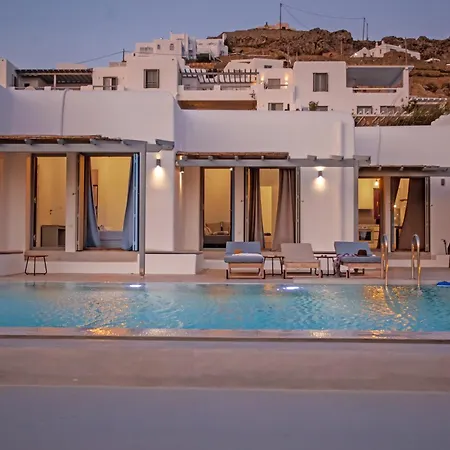 Aqua Breeze Seaview Pool Mykonos 公寓