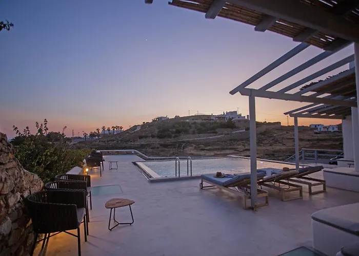 Aqua Breeze Seaview Pool Mykonos דירה